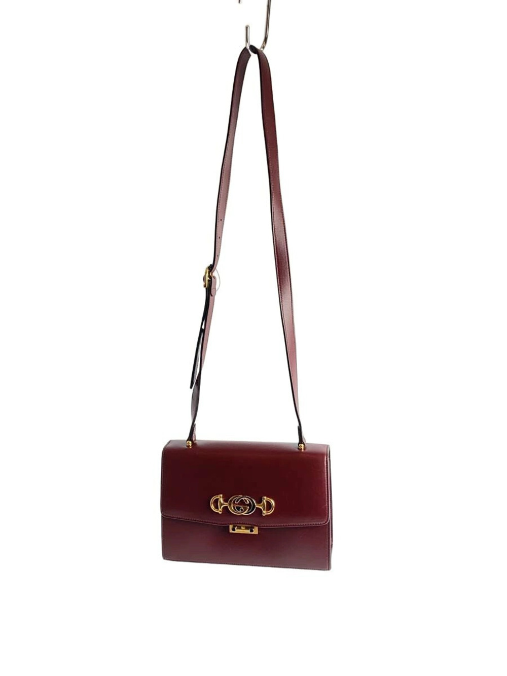 Gucci Zumi crossbody bag interlocking G horsebit Bordeaux Red